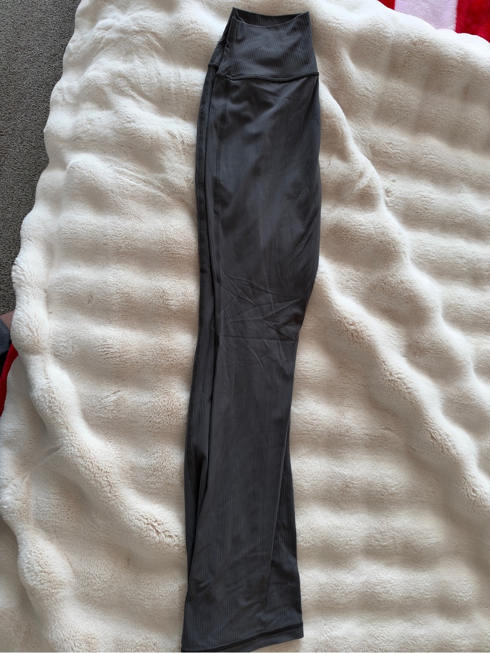 TNA Charcoal Ribbed Maxi Skirt